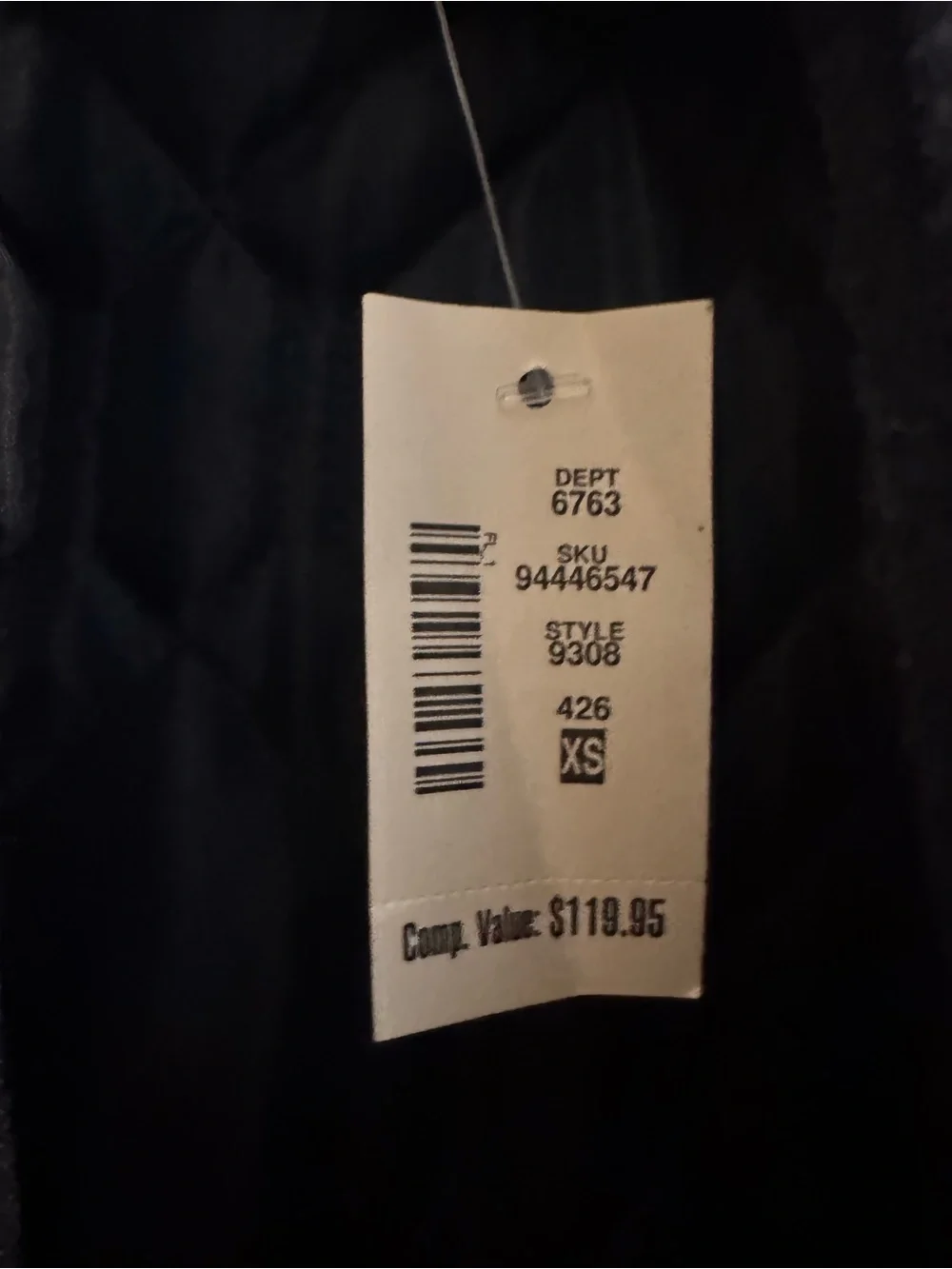 Aeropostale Navy and Cream Varsity Jacket with Red 'A' Patch